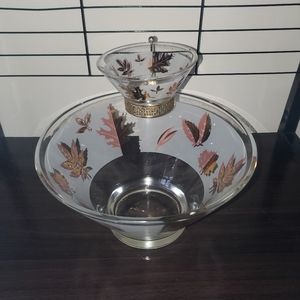 Mid century modern chip and dip set